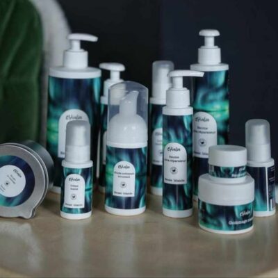 Les soins de l'escale Islande : creme mains, fluide nettoyant, baume ultra reparateur